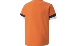 Koszulka młodzieżowa Puma TeamRise Jersey, pomarańczowo-biało-czarna 704938 08