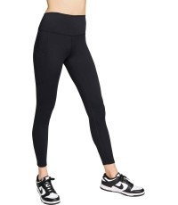 Legginsy damskie Nike Dri-FIT One HR 7/8 Pkt, czarne, FN3241 010