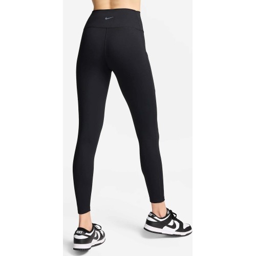 Legginsy damskie Nike Dri-FIT One HR 7/8 Pkt, czarne, FN3241 010
