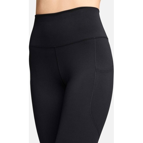 Legginsy damskie Nike Dri-FIT One HR 7/8 Pkt, czarne, FN3241 010