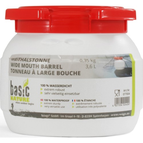 Hermetyczny pojemnik transportowy BasicNature Wide Mouth 3,6 L