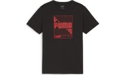 Koszulka młodzieżowa Puma Graphics Wor Tee Black 680298 01