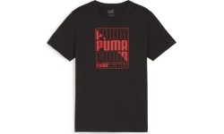 Koszulka młodzieżowa Puma Graphics Wor Tee Black 680298 01