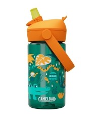 Bidon dziecięcy Thrive Flip Straw 0,4 l „Jungle Animals“