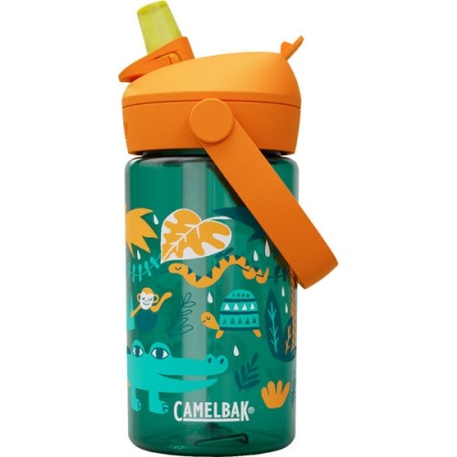 Bidon dziecięcy Thrive Flip Straw 0,4 l „Jungle Animals“