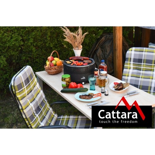 Grill - beczka turystyczny piknikowy na balkon taras na węgiel drzewny Cattara Keg