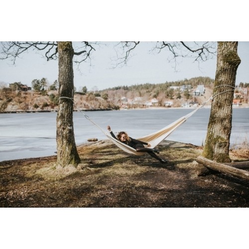Podwójny hamak ogrodowy Amazonas Barbados Natura, Dla 2 osób