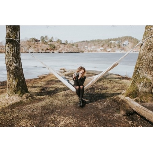 Podwójny hamak ogrodowy Amazonas Barbados Natura, Dla 2 osób