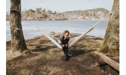 Podwójny hamak ogrodowy Amazonas Barbados Natura, Dla 2 osób