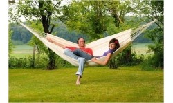 Podwójny hamak ogrodowy Amazonas Barbados Natura, Dla 2 osób