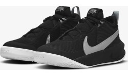 Buty do koszykówki Nike Team Hustle D 10 GS dla młodzieży, czarne CW6735 004