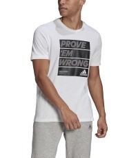 Adidas Marškinėliai Vyrams M Prvemwrng T White