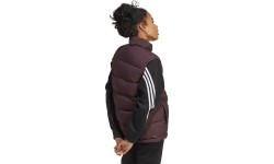 Damska kamizelka puchowa Adidas W Helionic Vest, bordowa HE1456