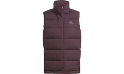 Damska kamizelka puchowa Adidas W Helionic Vest, bordowa HE1456