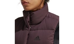 Damska kamizelka puchowa Adidas W Helionic Vest, bordowa HE1456