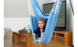 Fotel hamakowy Hamak krzesło do siedzenia ogrodowy Amazonas Artista, Niebieski