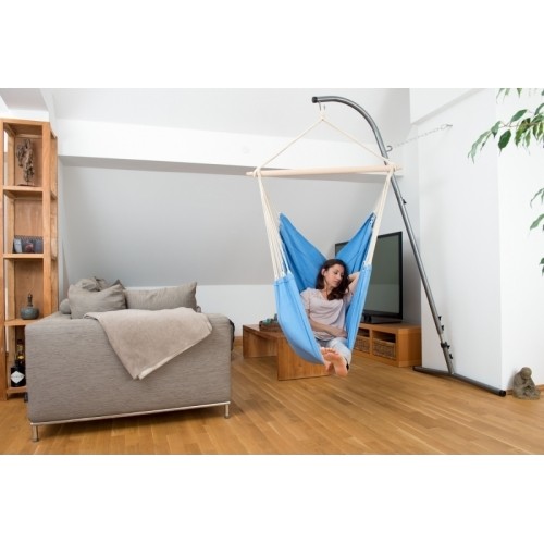 Fotel hamakowy Hamak krzesło do siedzenia ogrodowy Amazonas Artista, Niebieski