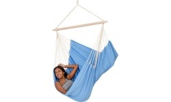 Fotel hamakowy Hamak krzesło do siedzenia ogrodowy Amazonas Artista, Niebieski