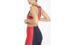 Stanik sportowy damski Puma Mid Impact 4Keeps koralowy 520304 89