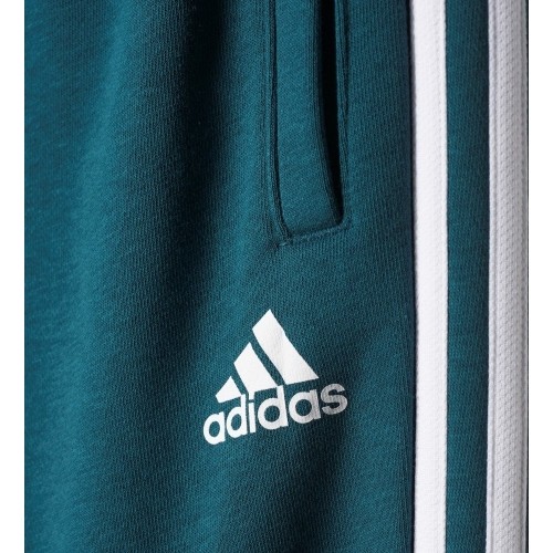 Spodnie młodzieżowe Adidas YB 3S FT PANT Green BQ2836
