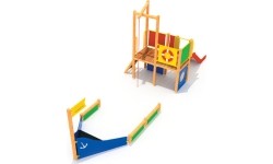 Drewniany plac zabaw dla dzieci Statek 1