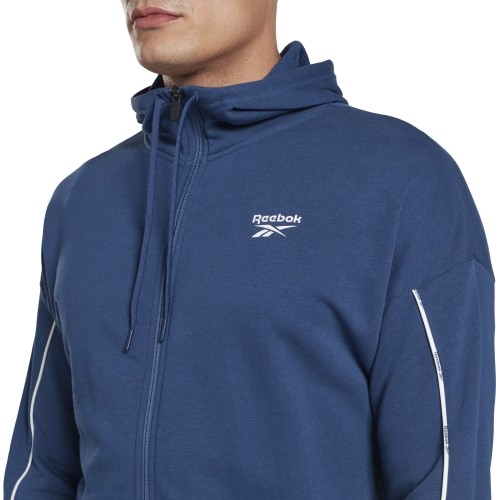 Reebok Džemperis Vyrams Wor Piping Fz Blue HA1073