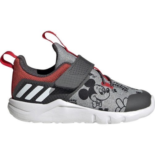 Buty dziecięce Adidas RapidaFlex Mickey szaro-czerwone EF9730