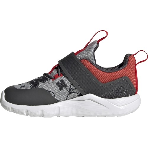 Buty dziecięce Adidas RapidaFlex Mickey szaro-czerwone EF9730