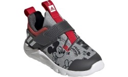 Buty dziecięce Adidas RapidaFlex Mickey szaro-czerwone EF9730
