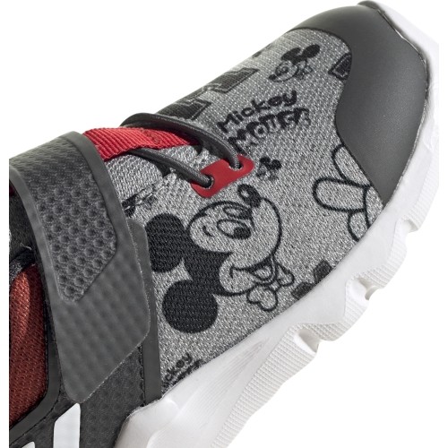 Buty dziecięce Adidas RapidaFlex Mickey szaro-czerwone EF9730