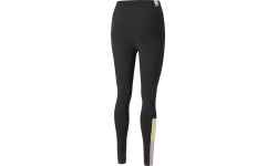 Puma Intl High legginsy damskie Black Yellow Pink 531661 01