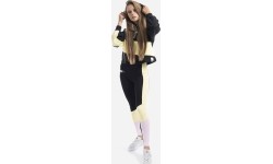 Puma Intl High legginsy damskie Black Yellow Pink 531661 01