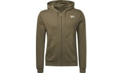 Bluza męska z kapturem Reebok RI Left Chest Logo Green HG4452