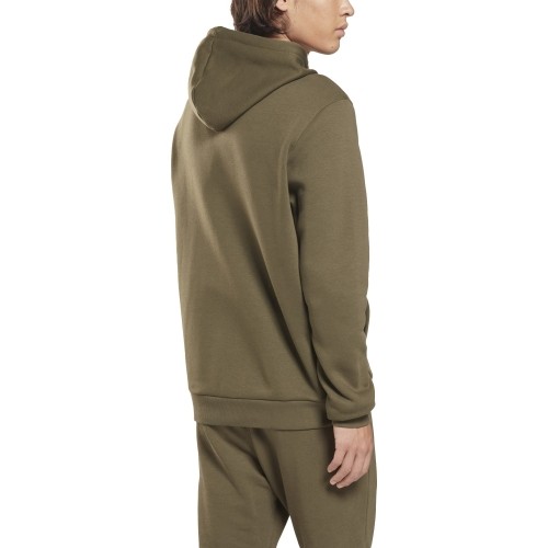 Bluza męska z kapturem Reebok RI Left Chest Logo Green HG4452