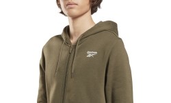 Bluza męska z kapturem Reebok RI Left Chest Logo Green HG4452