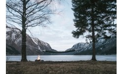 Rodzinny hamak ogrodowy Amazonas Paradiso Silver