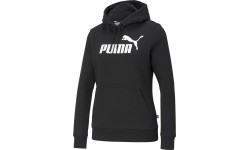 Puma Džemperis Moterims Ess Logo Hoodie Black 586788 01