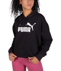 Puma Džemperis Moterims Ess Cropped Logo Black 586870 01