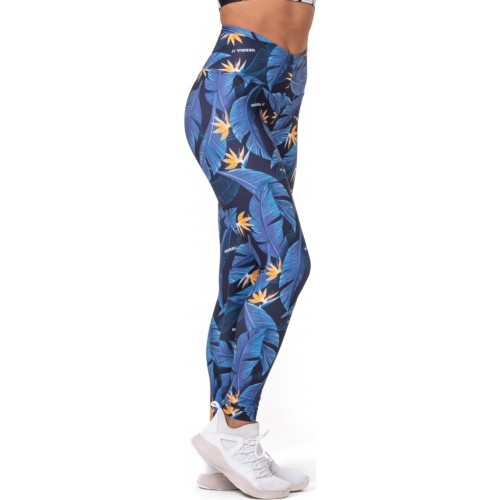 Legginsy damskie Nebbia High Waist Ocean Power 561 - Ocean Blue