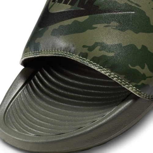 Klapki męskie Nike Victori One Slide Print, khaki CN9678 200