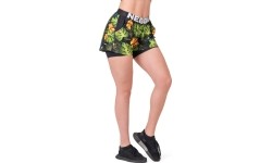 Szorty damskie Nebbia High-Energy Double Layer 563 - Jungle Green