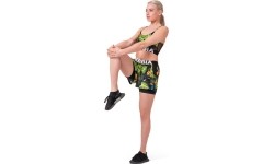 Szorty damskie Nebbia High-Energy Double Layer 563 - Jungle Green