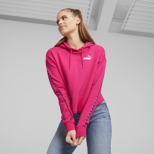 Bluza damska Puma Power Tape Hoodie różowa 673632 64
