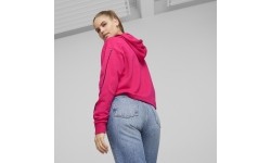 Bluza damska Puma Power Tape Hoodie różowa 673632 64