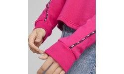 Bluza damska Puma Power Tape Hoodie różowa 673632 64