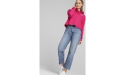 Bluza damska Puma Power Tape Hoodie różowa 673632 64