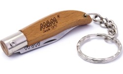 Nóż składany z brelokiem MAM Iberica 2000, bukszpan, 4,5 cm