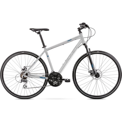 Dviratis Romet Orkan 1 M 2024 srebrno-niebieski