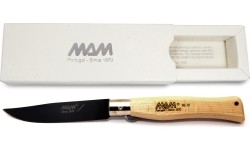 Tytanowy nóż składany z blokadą zabezpieczającą MAM Douro 5004, bukszpan, 7,5 cm