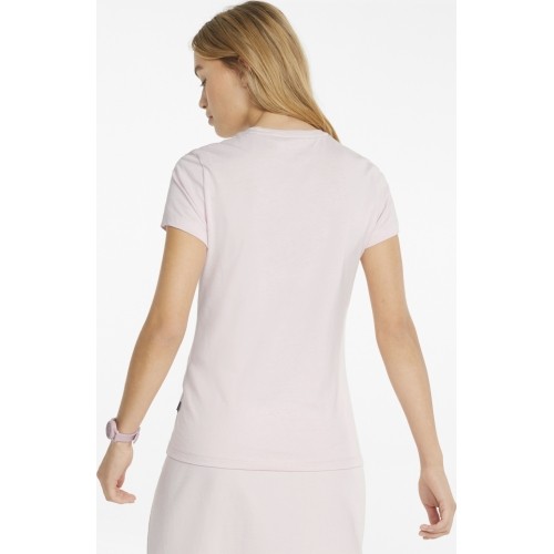 Koszulka damska Puma Ess Logo Tee różowa 586775 82